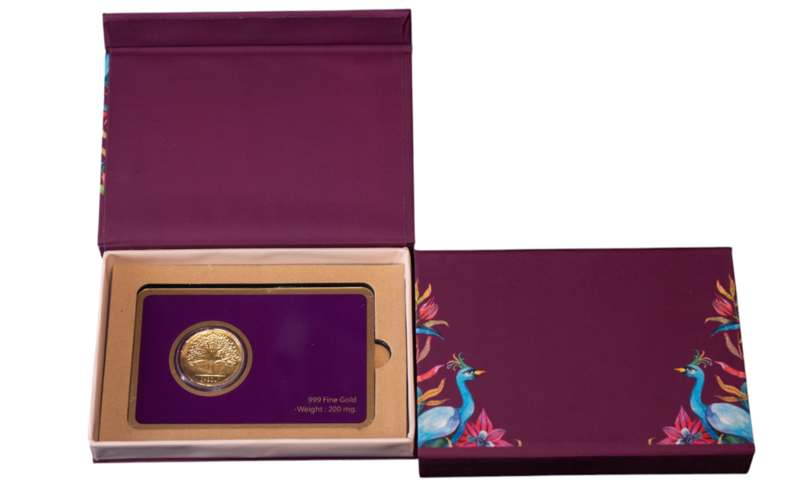 GOLD COIN PLAIN TREE - WINE  200MG WITH BOX