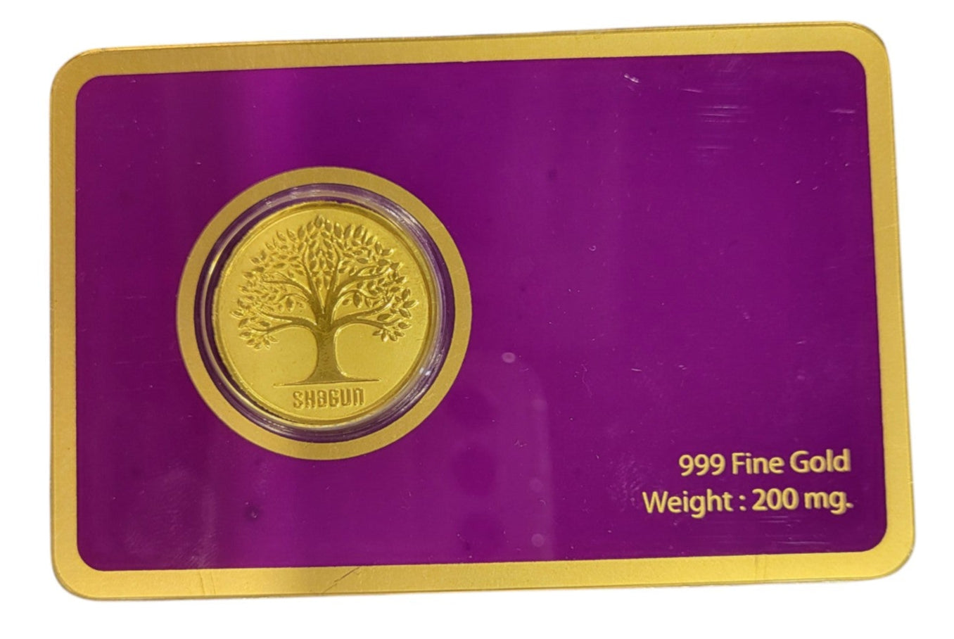 GOLD COIN PLAIN TREE - WINE  200MG WITH BOX