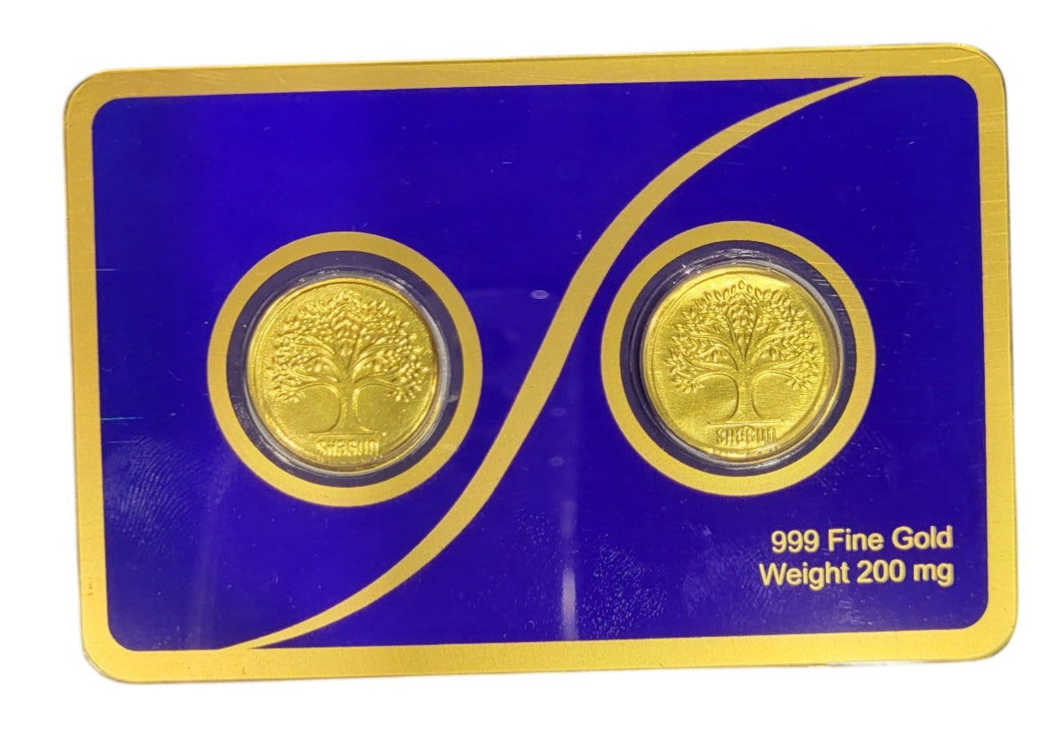 GOLD COIN PLAIN TREE - ROYAL BLUE 200MG  (100X2) WITH BOX