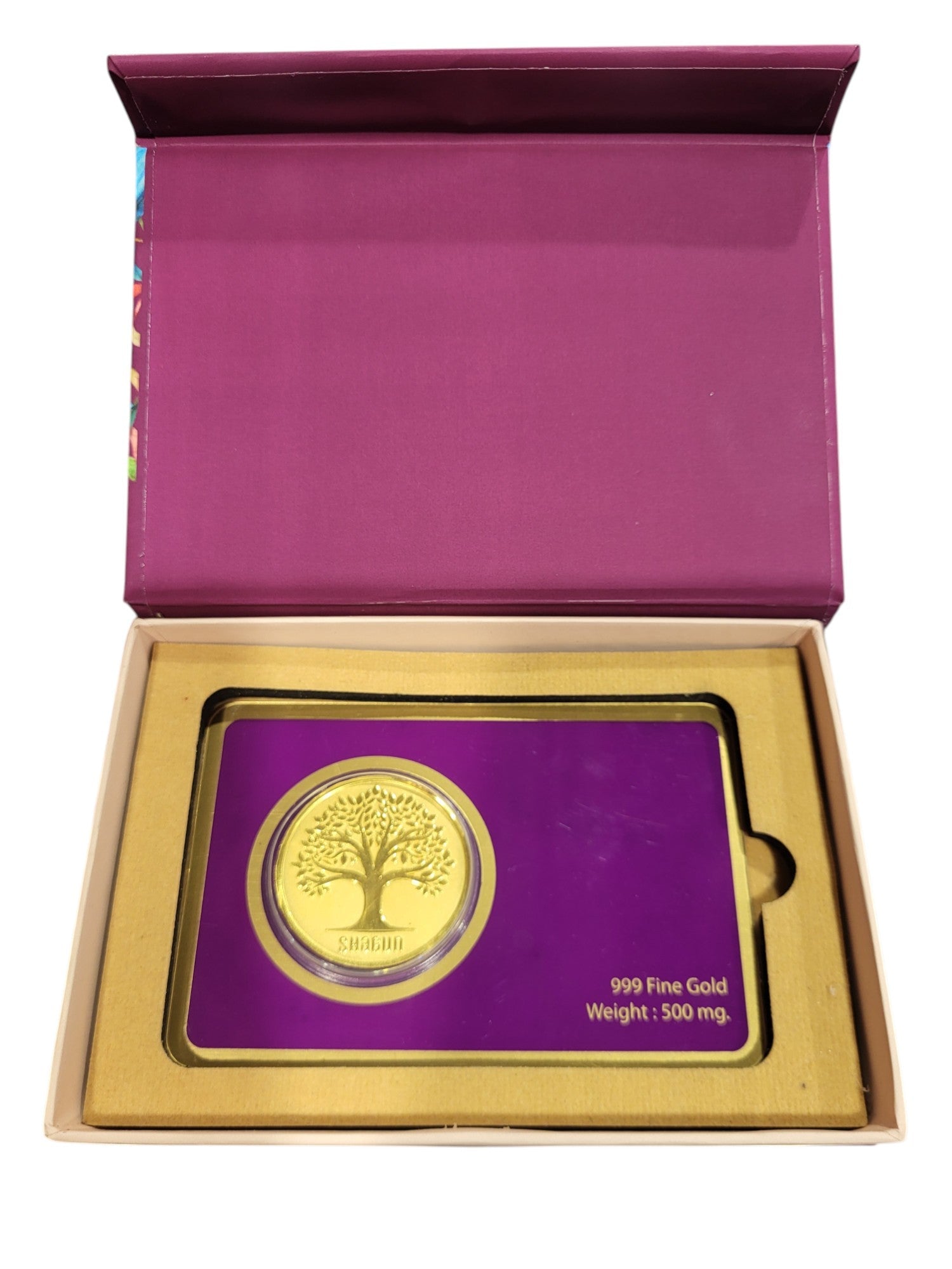 GOLD COIN PLAIN TREE - WINE 500MG  WITH BOX