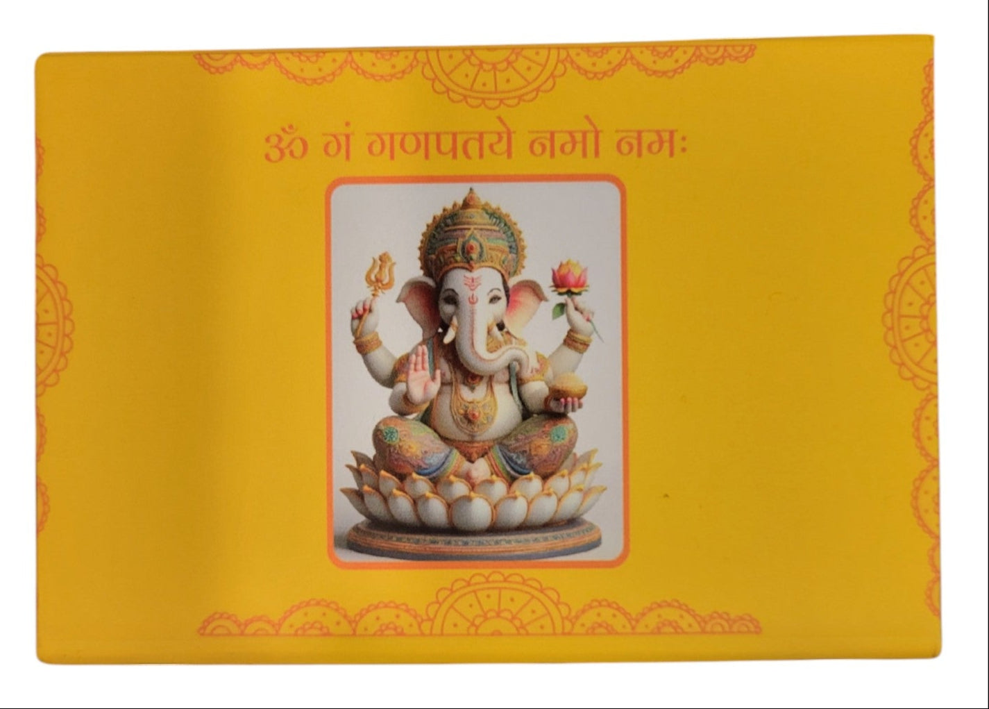 GOLD COIN GANESH JI - YELLOW 50MG WITH BOX