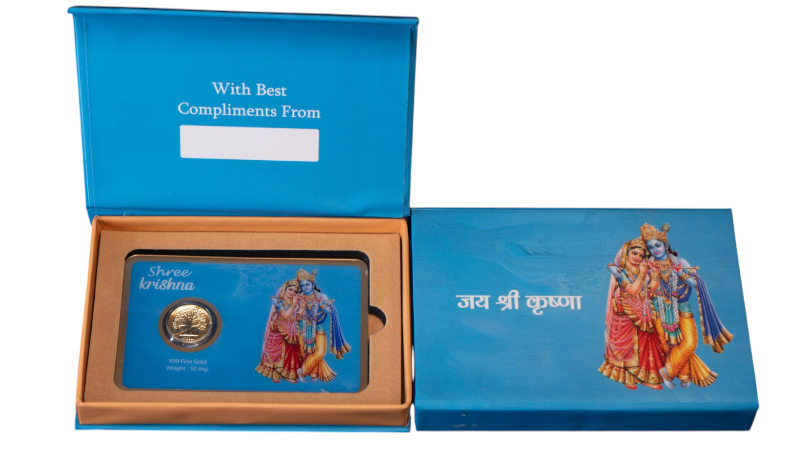 GOLD COIN RADHAKRISHNA-BLUE 50MG WITH BOX
