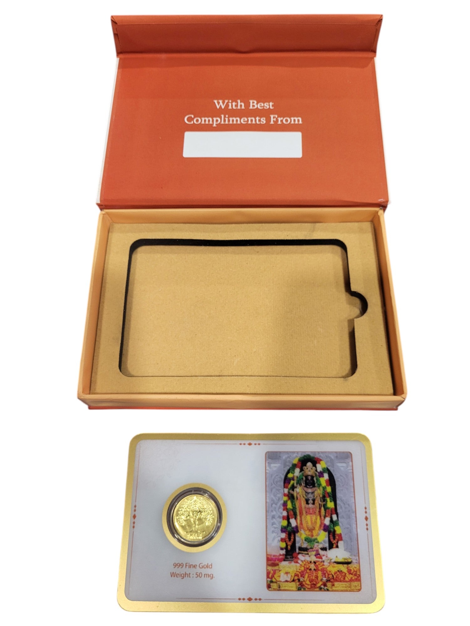 GOLD COIN RAMLALA-BRICK/WHITE 50MG WITH BOX