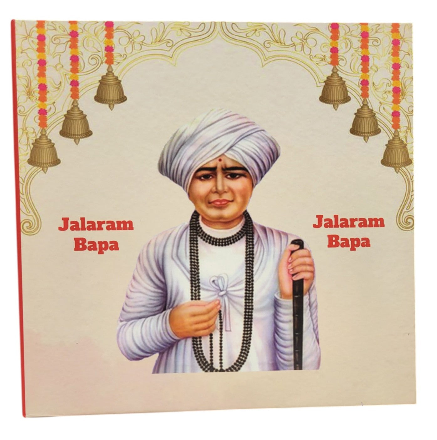 FOLDER JALARAM JI - RED/WH WITH SILVER COIN JALARAM - BLUE 10 GM (ALL JAARAM)