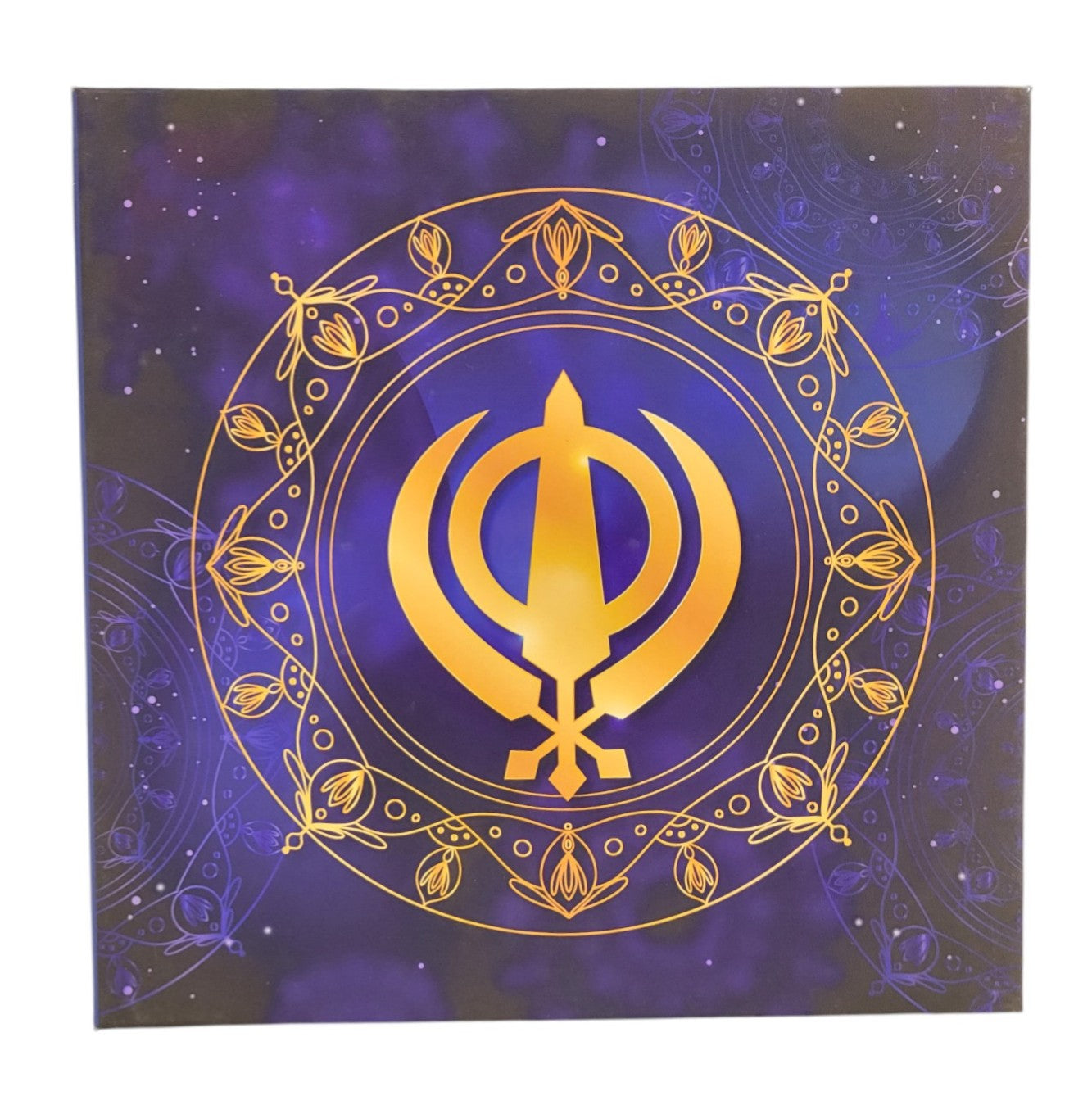 FOLDER KHANDA - BLUE WITH SILVER COIN KHANDA - BLUE 10 GM (ALL KHANDA)