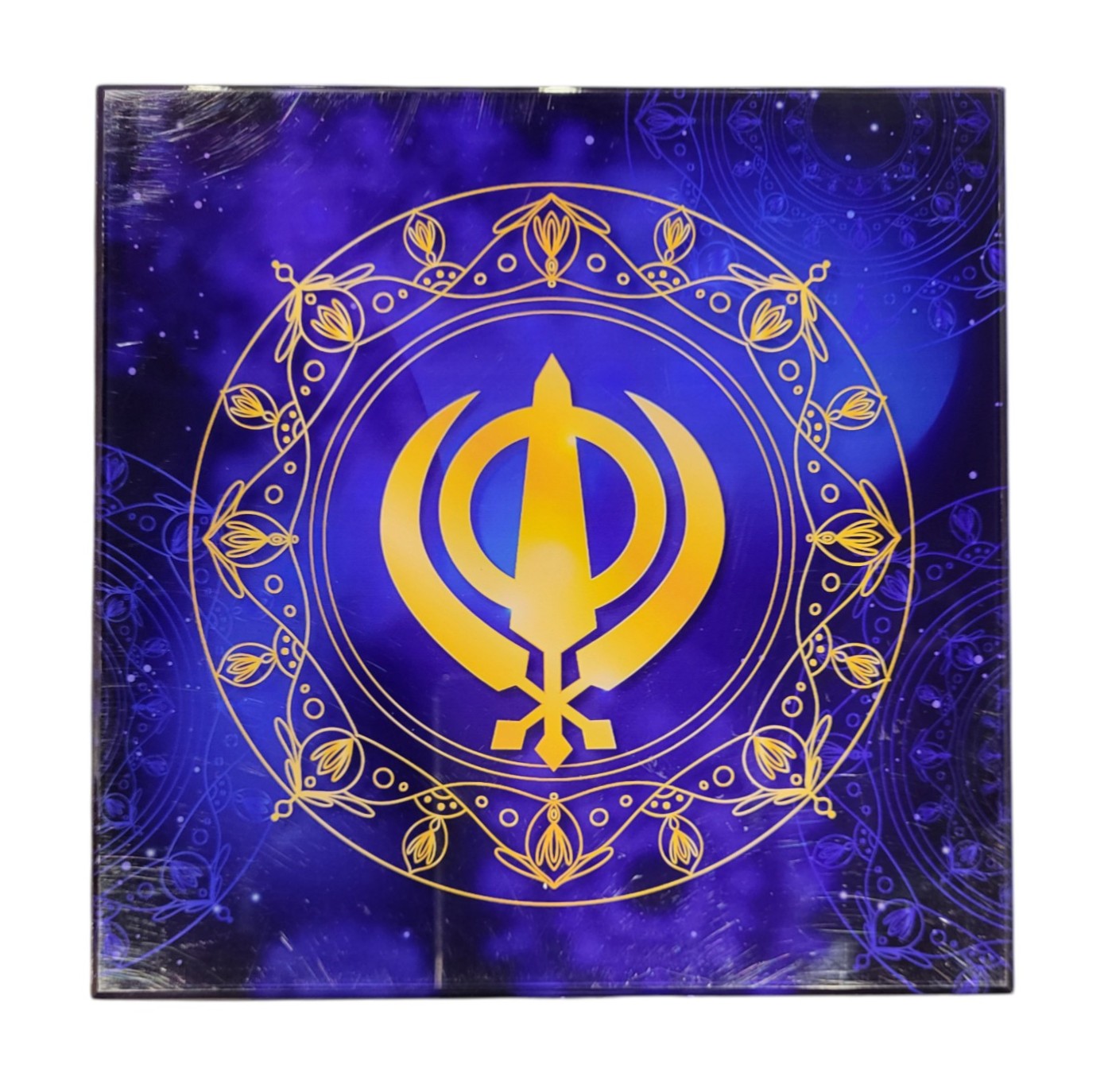 MUSICAL BOX- KHANDA - BLUE WITH SILVER COIN KHANDA - BLUE 10 GM (ALL KHANDA)