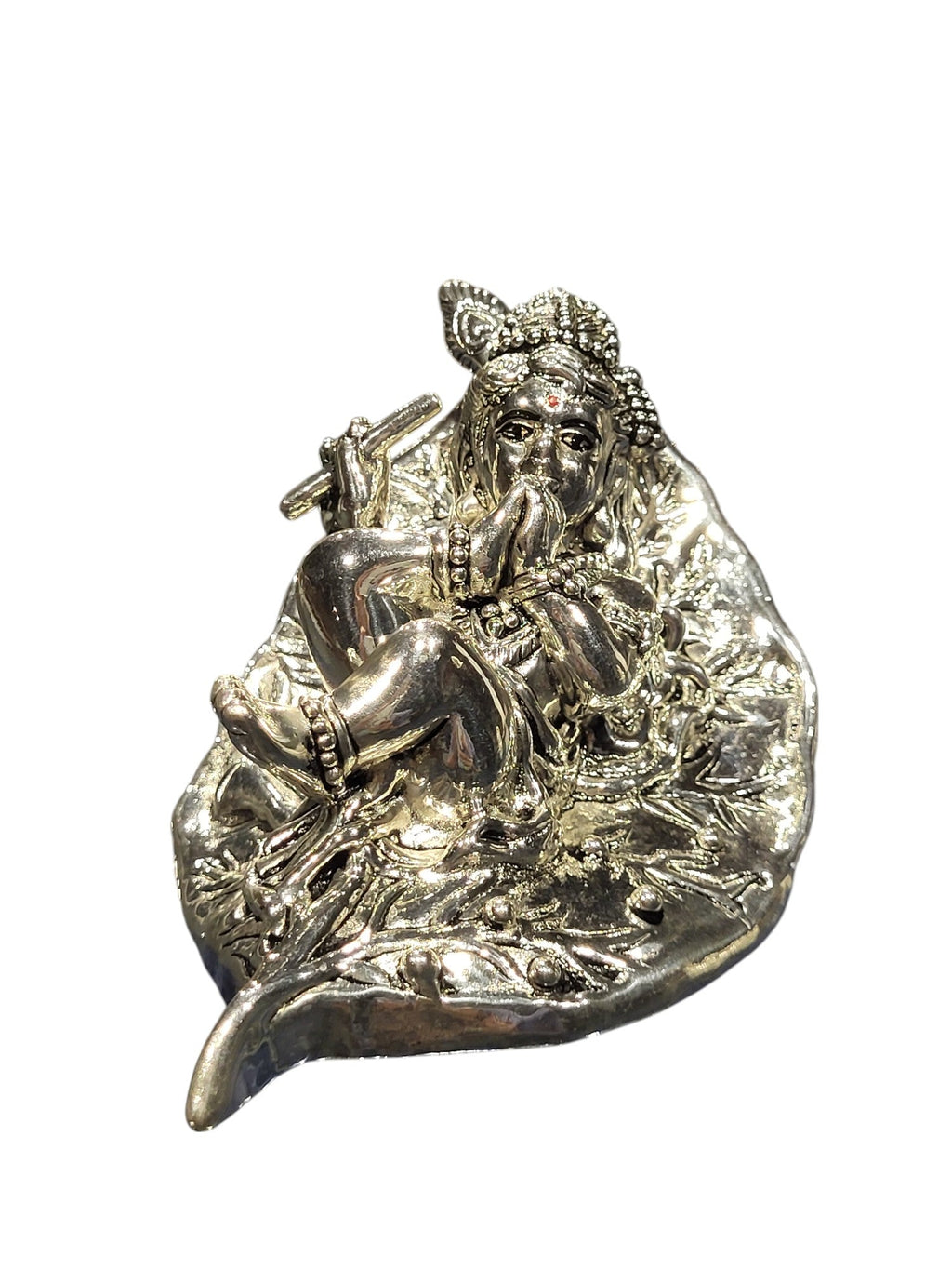 BAL KRISHNA IDOL ON A BANYAN LEAF