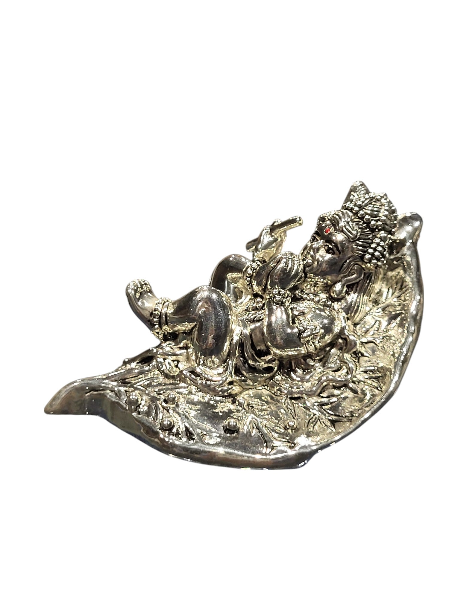 BAL KRISHNA IDOL ON A BANYAN LEAF