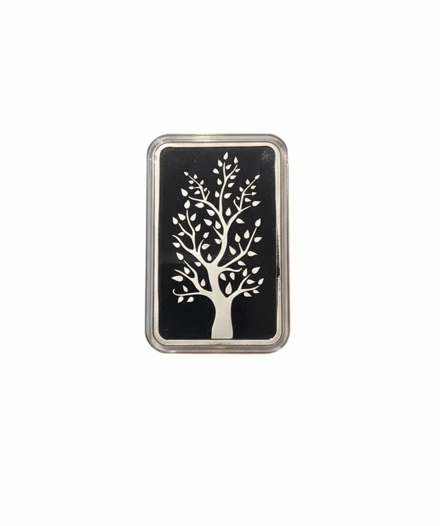100 GM SILVER BAR DECORATED