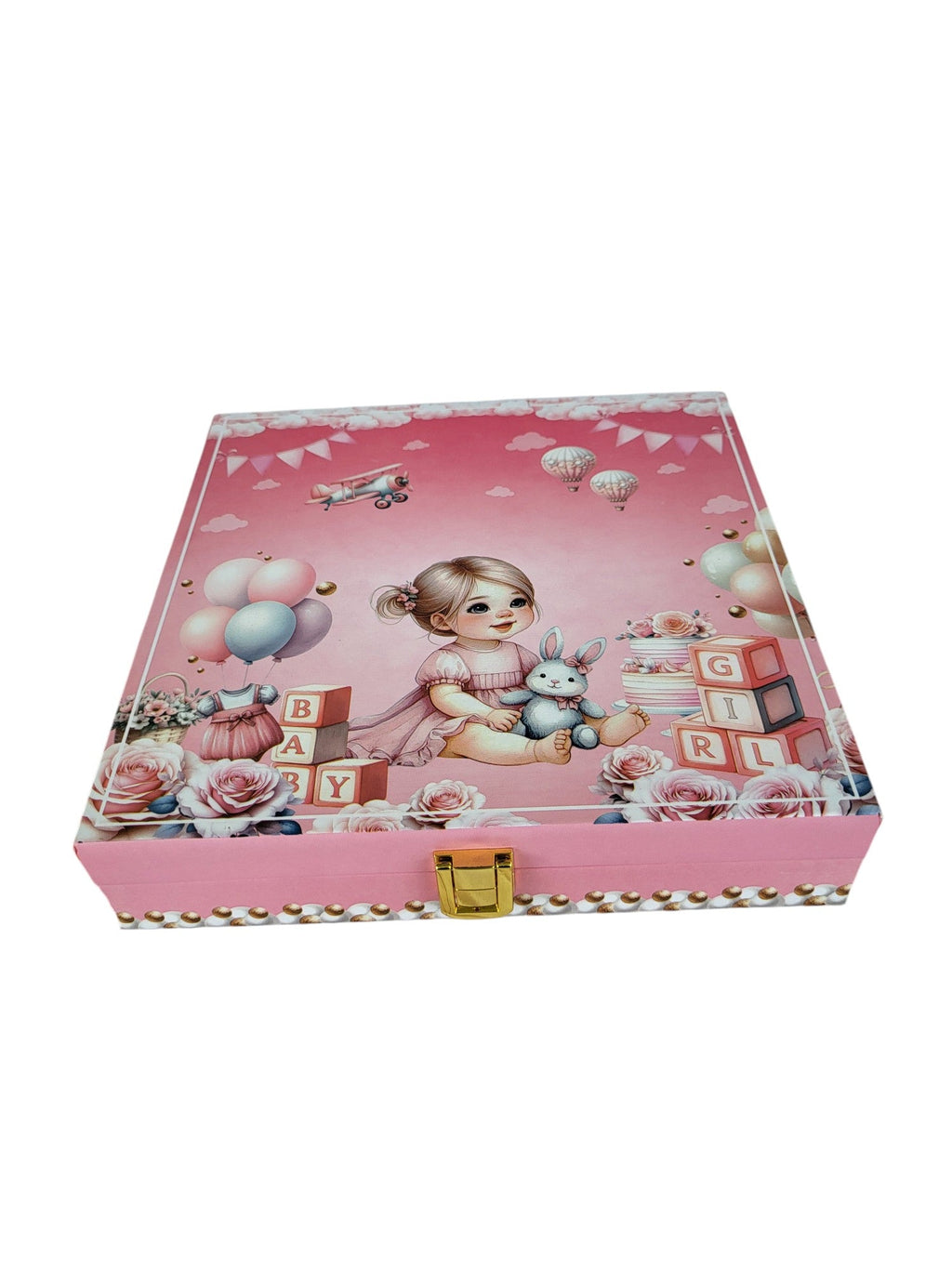 BABY GIRL SILVER COIN MUSICAL BOX 2.5 GM X 5 =12.5GM