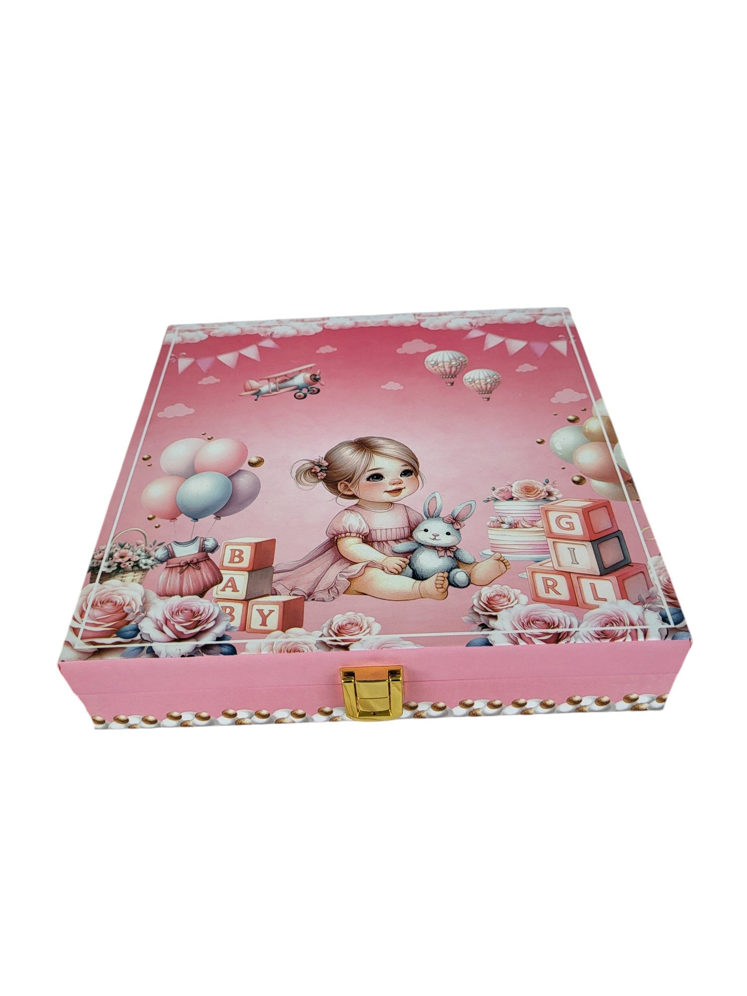 BABY GIRL SILVER COIN MUSICAL BOX 2.5 GM X 5 =12.5GM