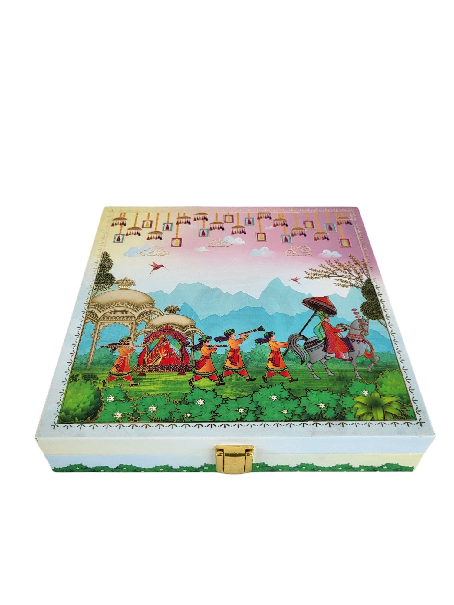 WEDDING 5 FUNTION SILVER COIN MUSICAL BOX 2.5 GM X 5 =12.5GM