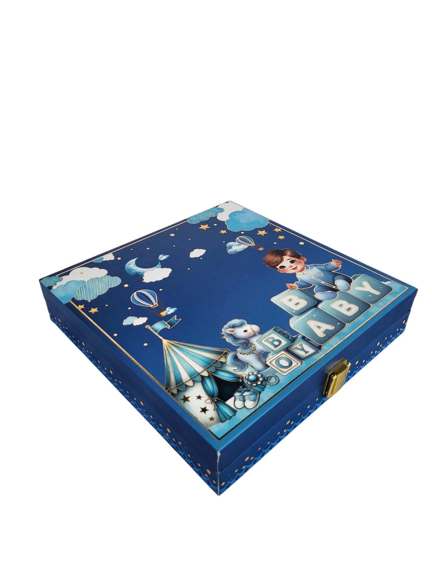BABY BOY SILVER COIN MUSICAL BOX 2.5 GM X 5 =12.5GM