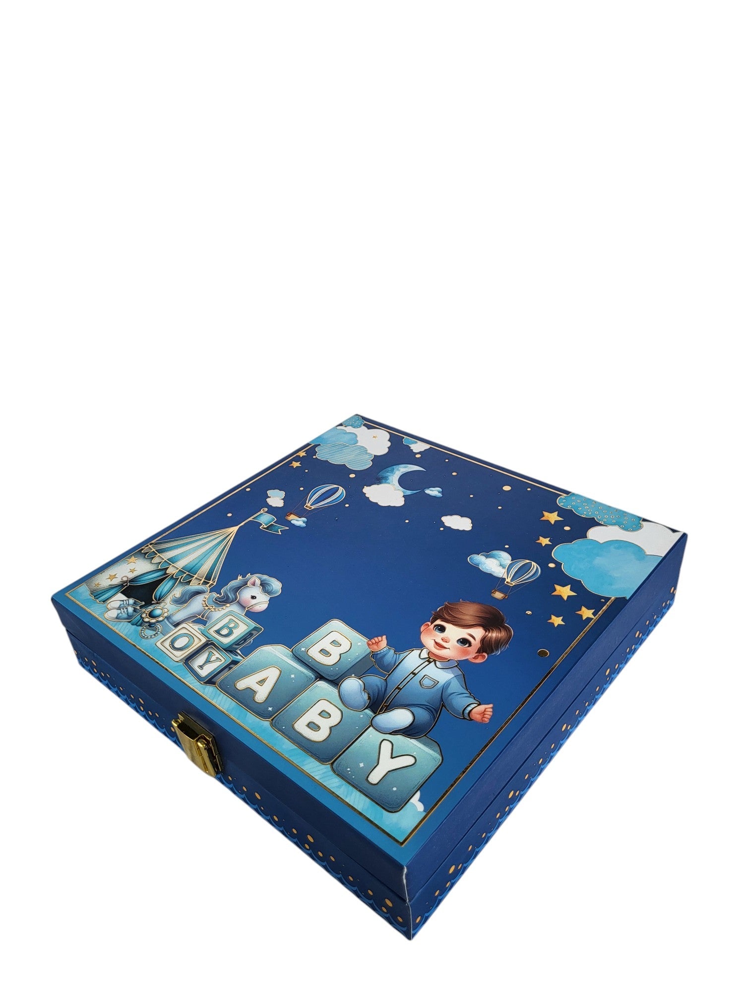BABY BOY SILVER COIN MUSICAL BOX 2.5 GM X 5 =12.5GM