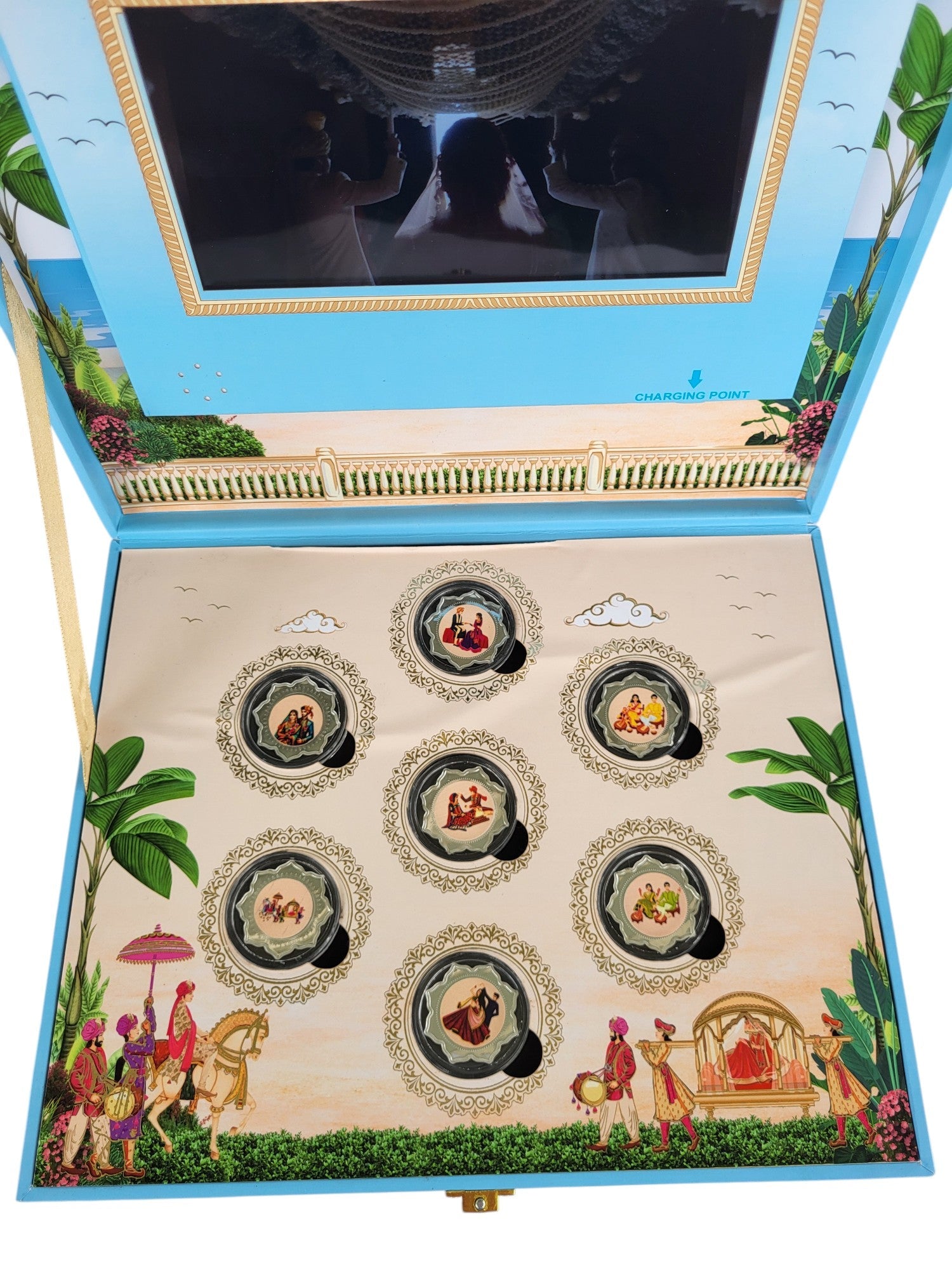 VIDEO WEDDING MUSICAL BOX 2.5 GM X 7 =17.5GM