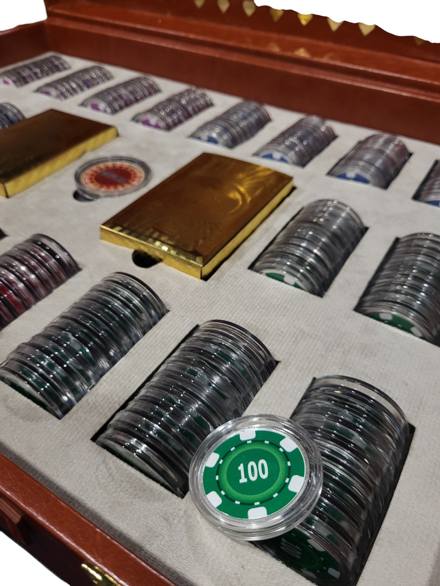 POKER SET 1020GM BROWN