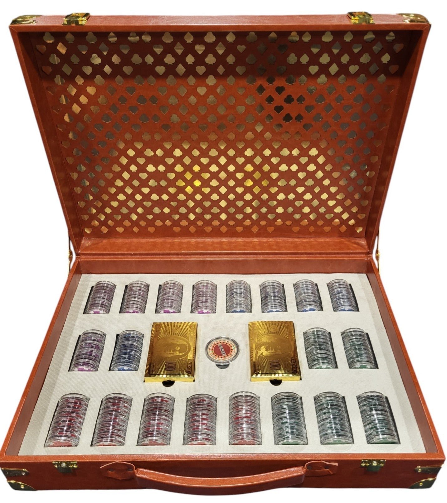 POKER SET 1020GM BROWN