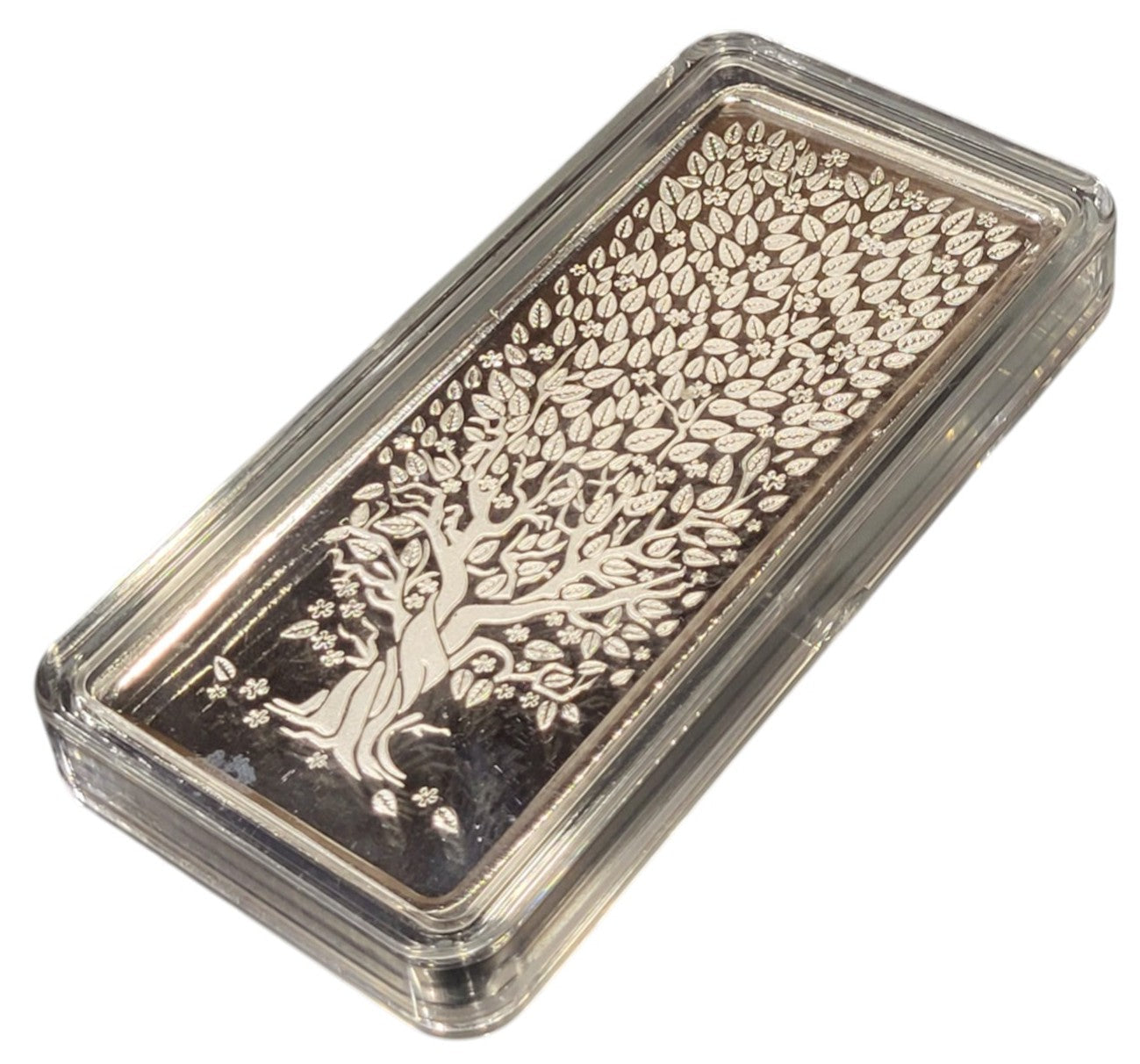 500 GM SILVER BAR WITH DECORATED BOX