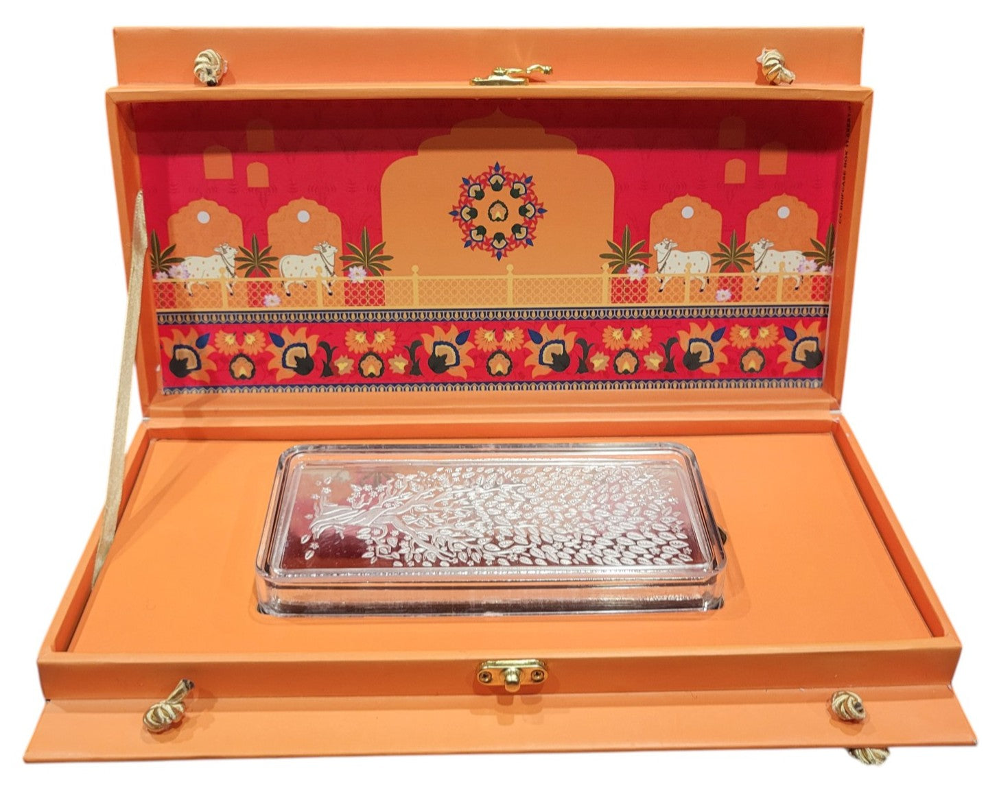 1000 GM SILVER BAR WITH DECORATED BOX
