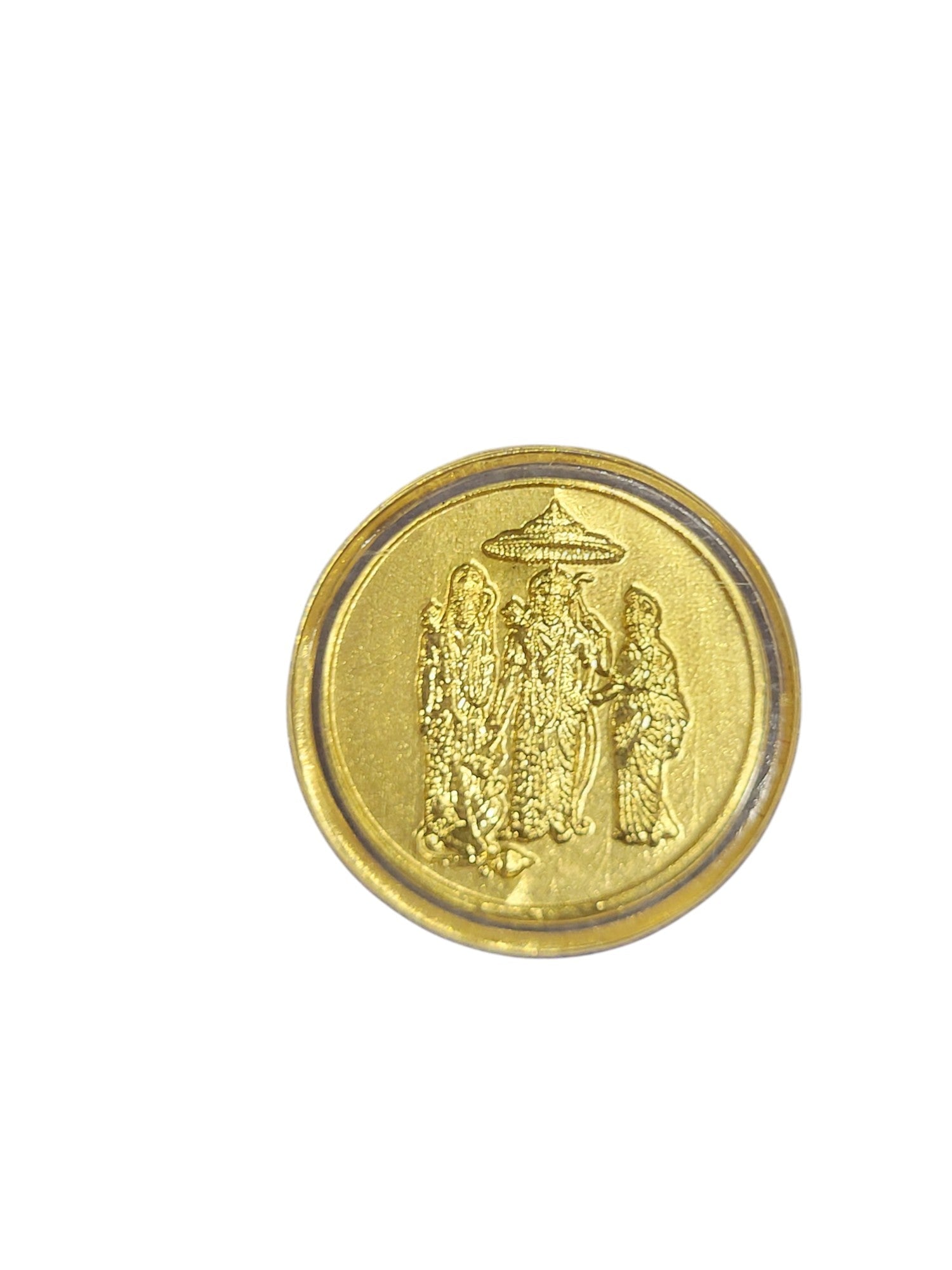 GOLD COIN 100MG RAM DARBAR WITH DESIGNER CARD
