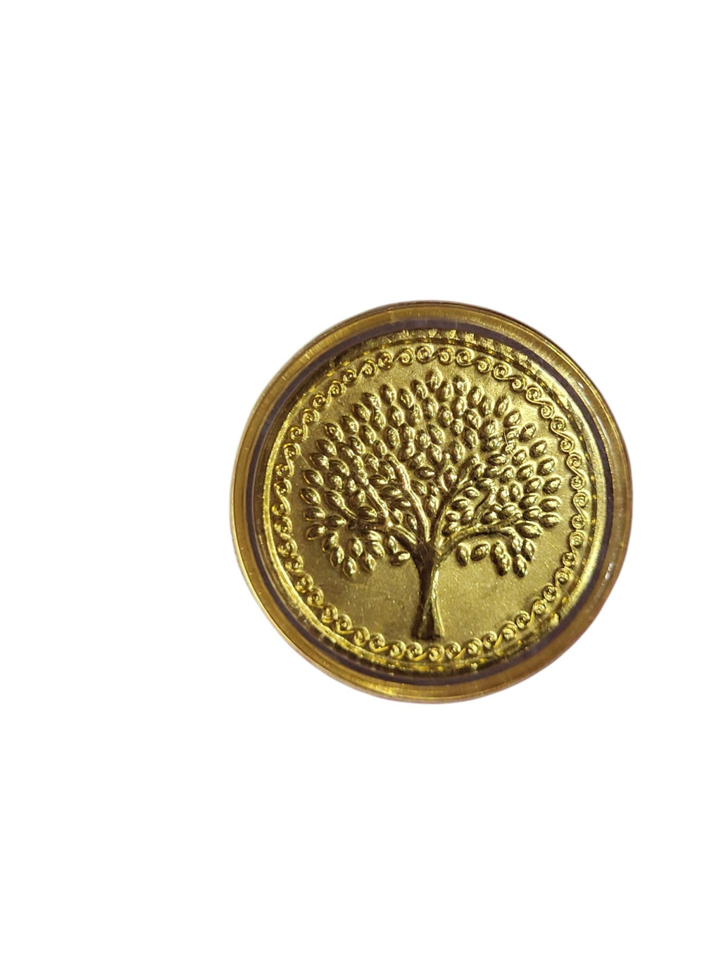 GOLD COIN 100MG TREE WITH DESIGNER CARD (1)