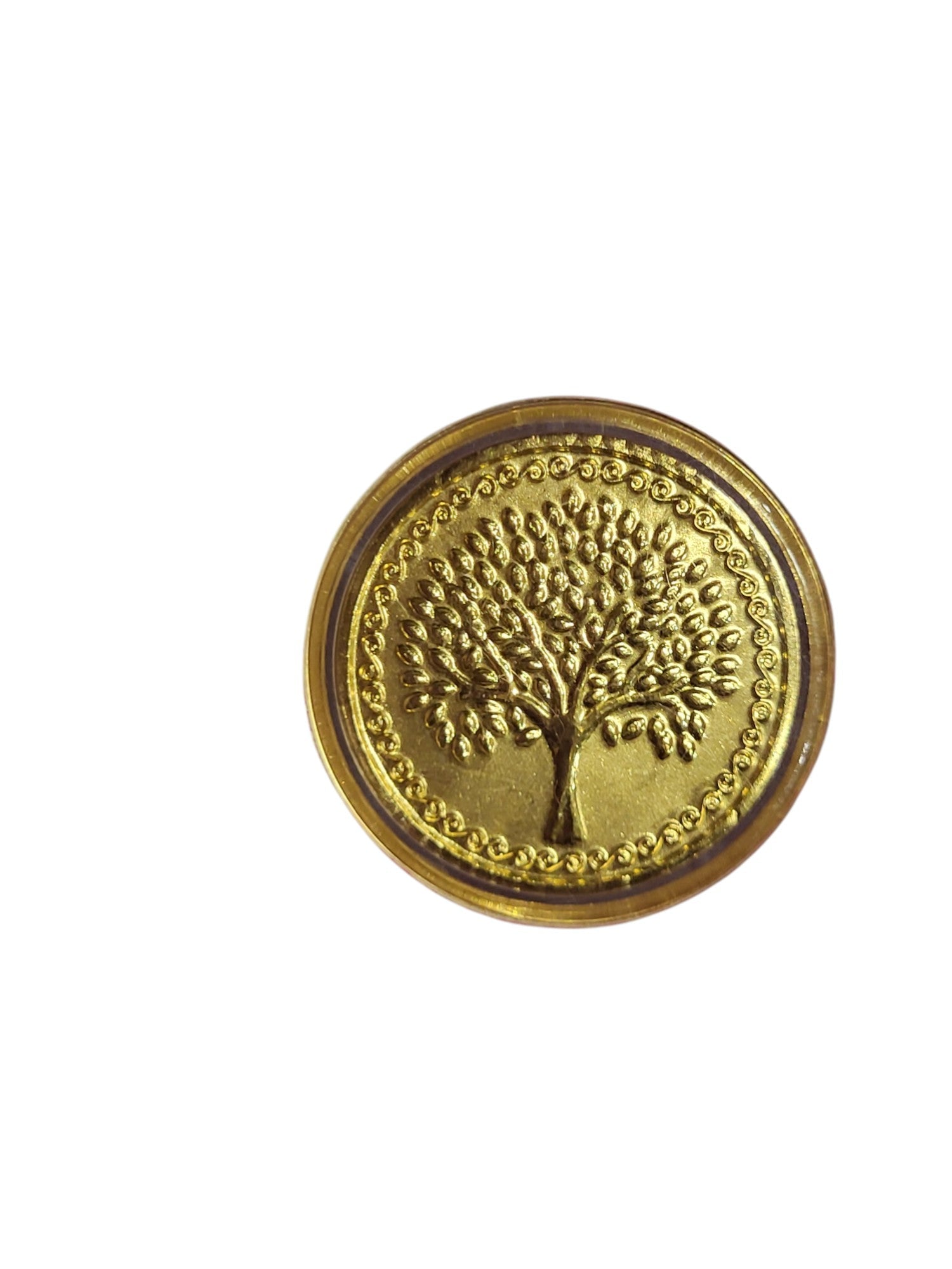 GOLD COIN 100MG TREE WITH DESIGNER CARD (1)