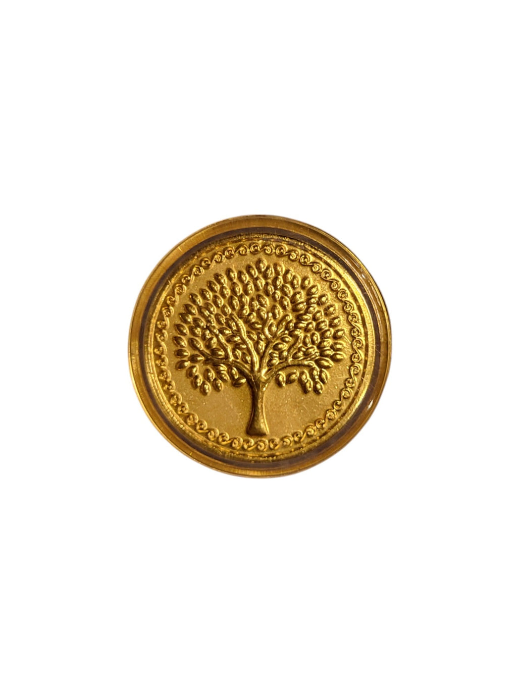 GOLD COIN 100MG TREE WITH DESIGNER CARD (2)