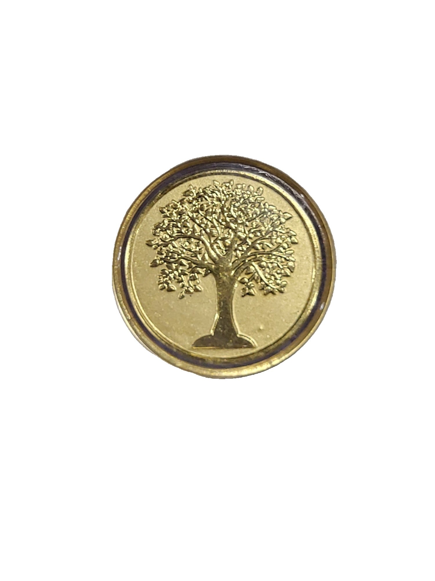 GOLD COIN 100MG TREE WITH DESIGNER CARD (3)