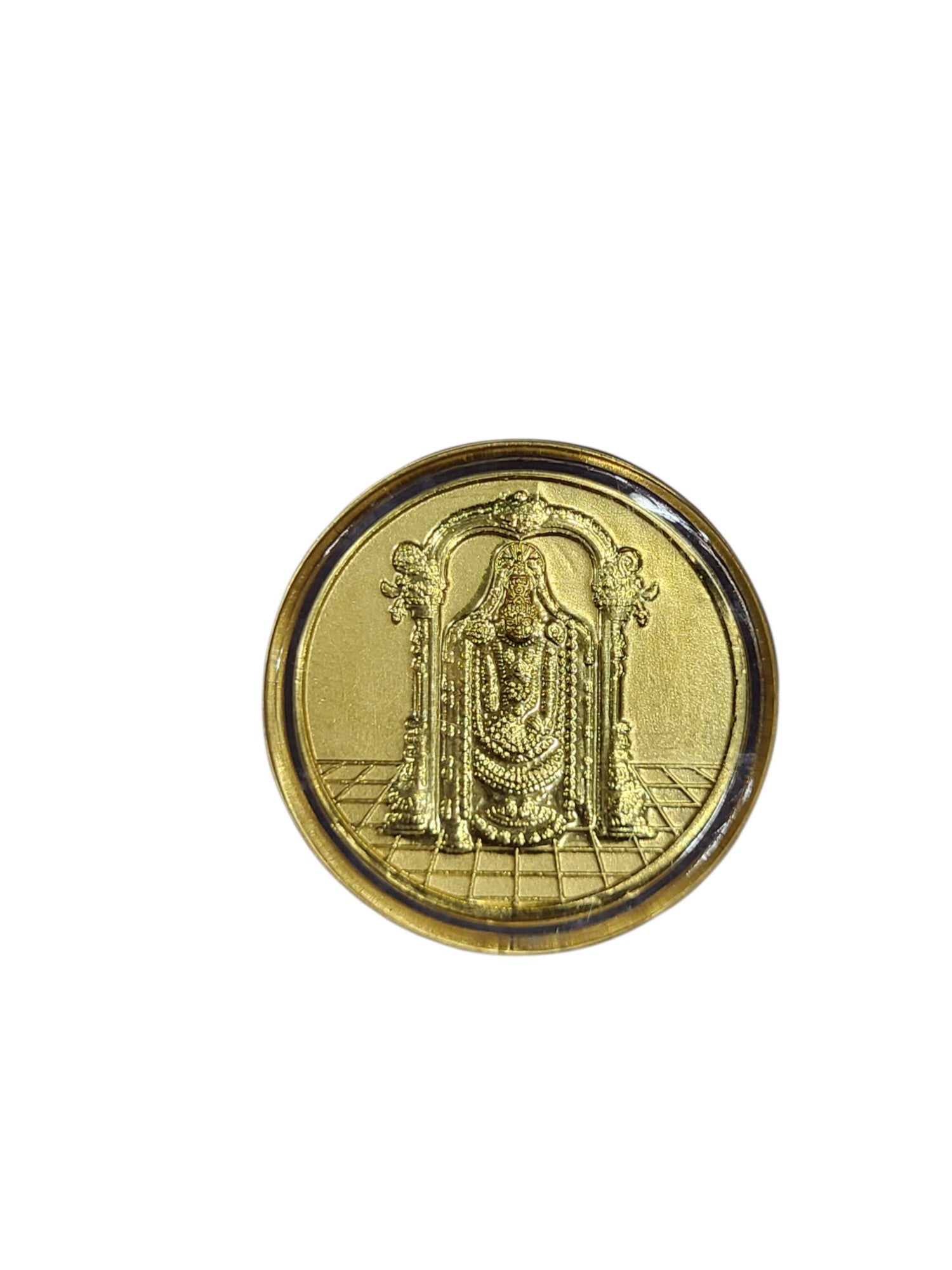 GOLD COIN 100MG BALAJI WITH DESIGNER CARD