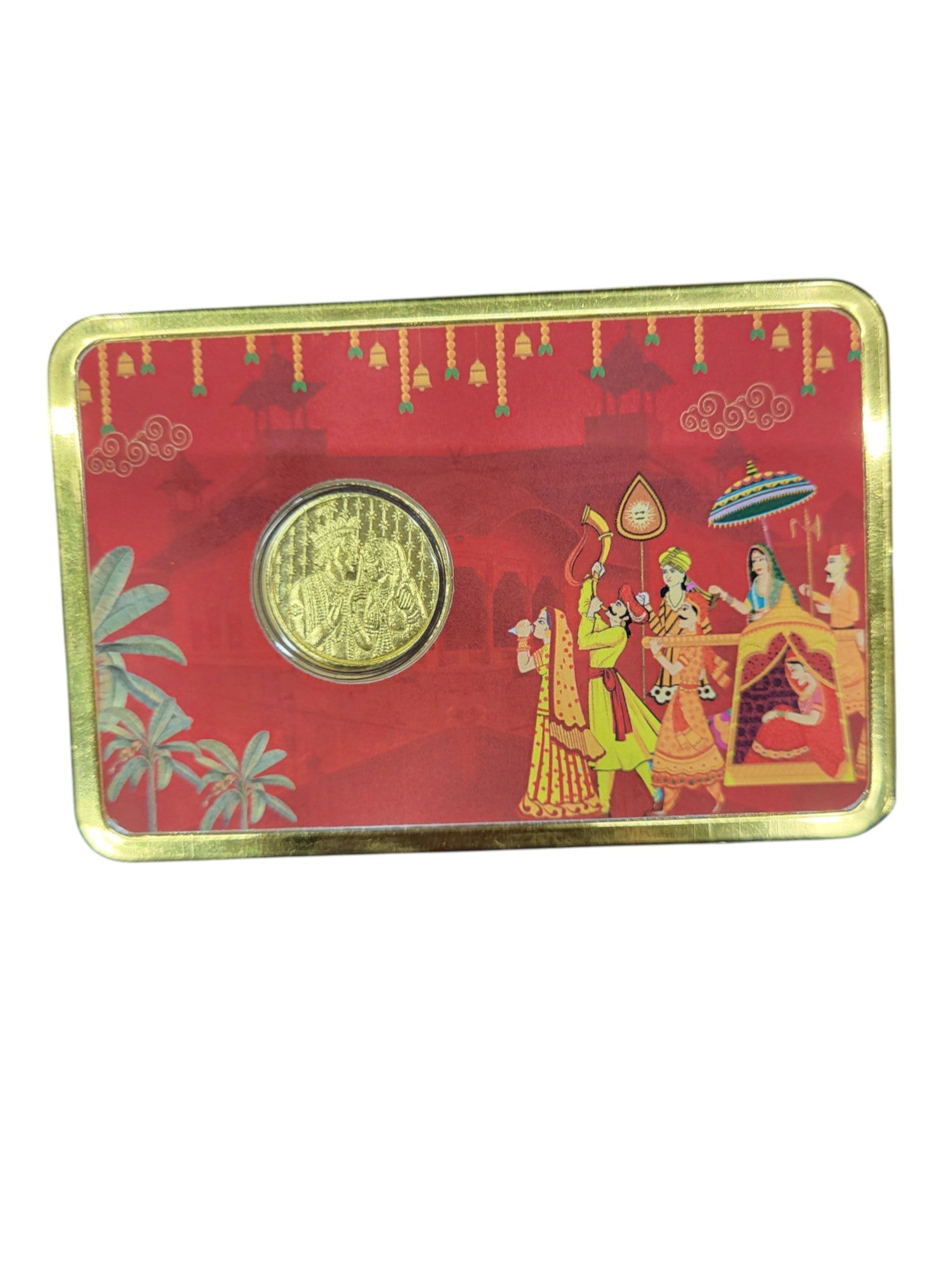 GOLD COIN 100MG DHULA DHULAN WITH DESIGNER CARD (3)