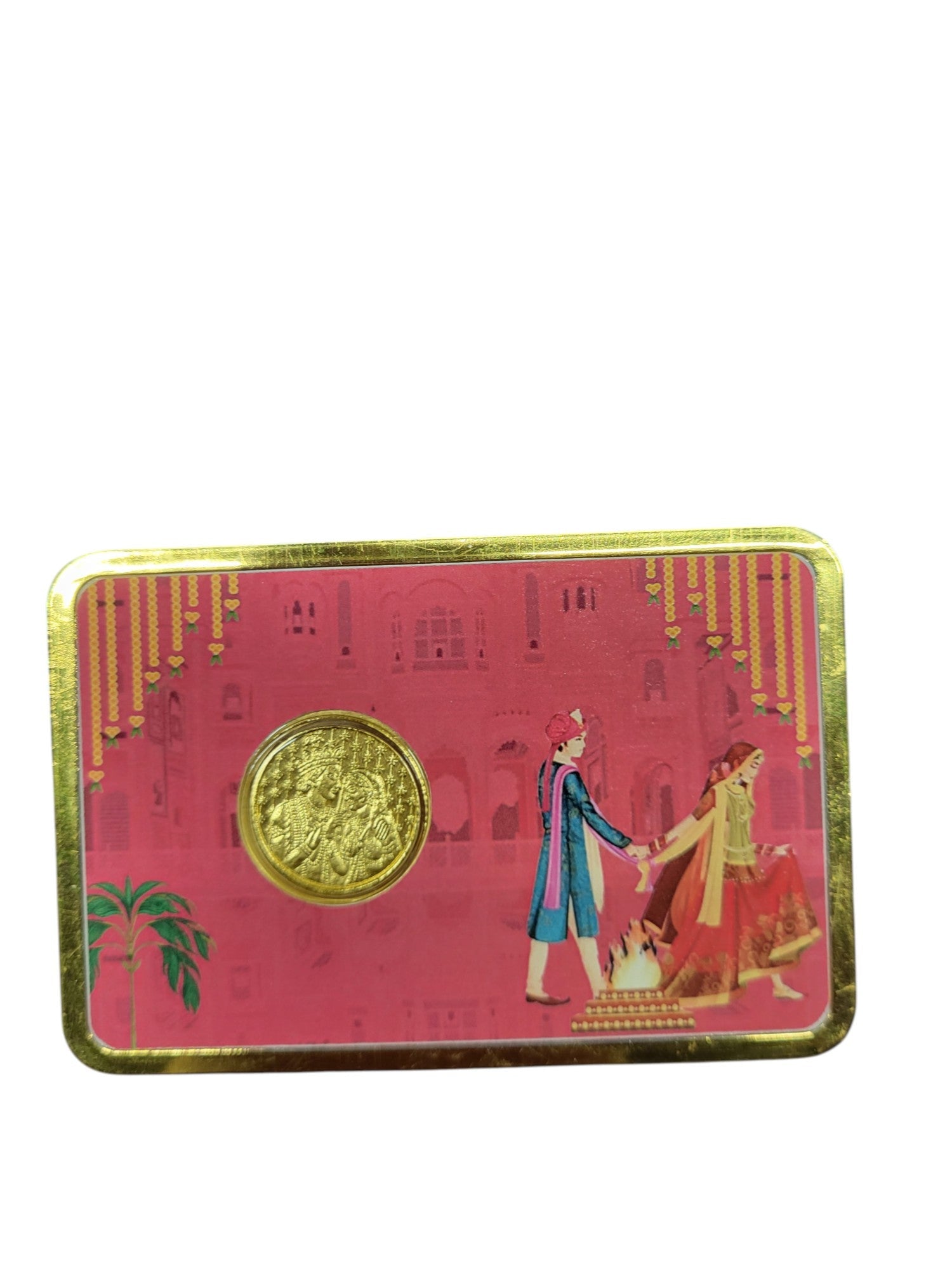GOLD COIN 100MG DHULA DHULAN WITH DESIGNER CARD (4)