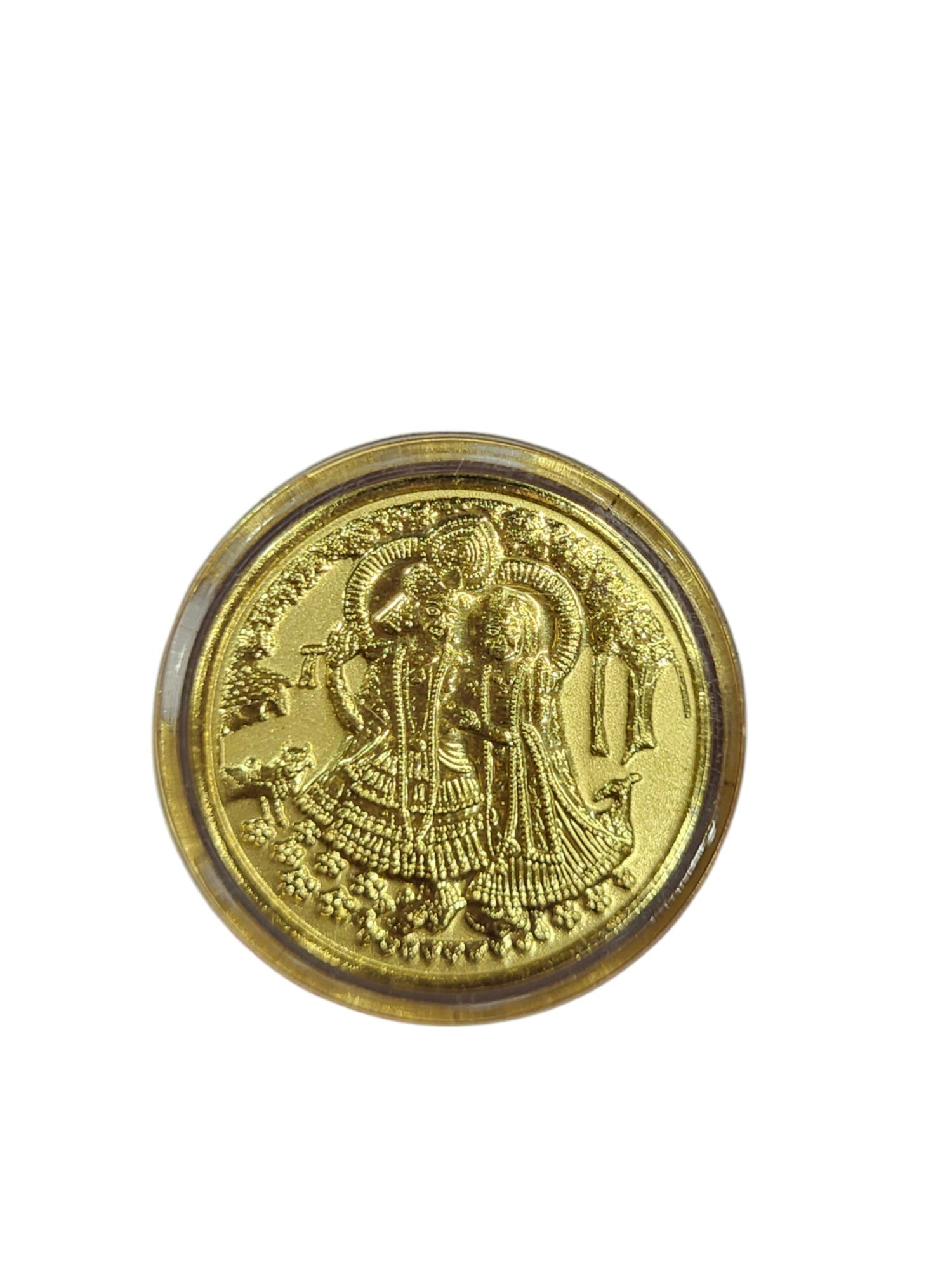 GOLD COIN 100MG RADHA KRISHNA WITH DESIGNER CARD (3)