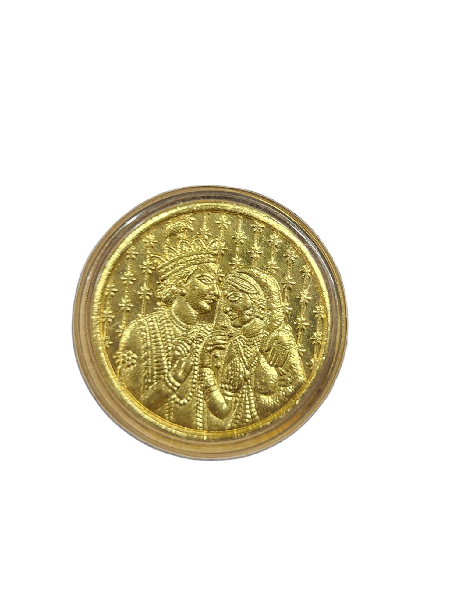 GOLD COIN 100MG DHULA DHULAN WITH DESIGNER CARD (5)