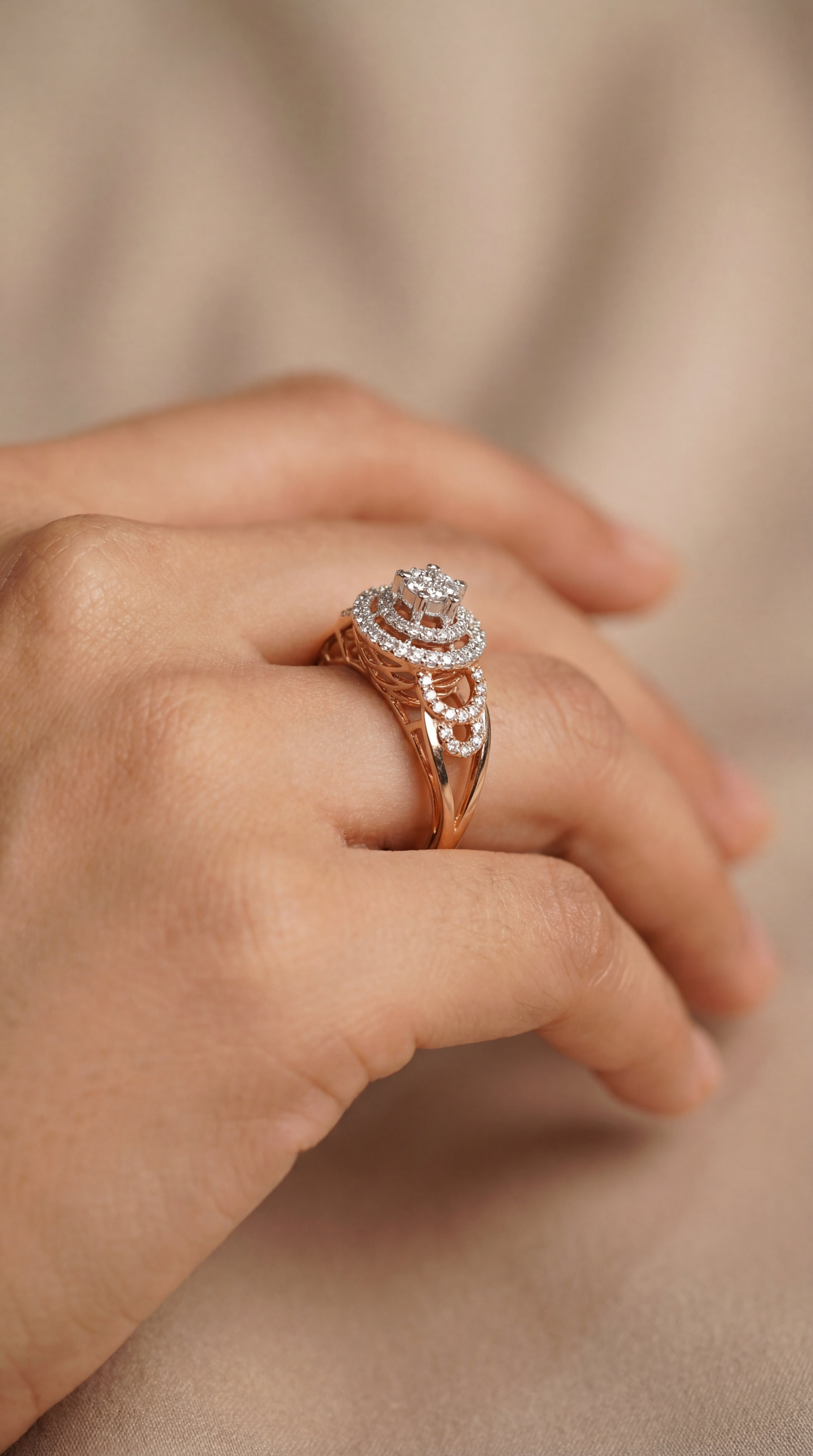 RING -LADIES -ROSEGOLD-(3)