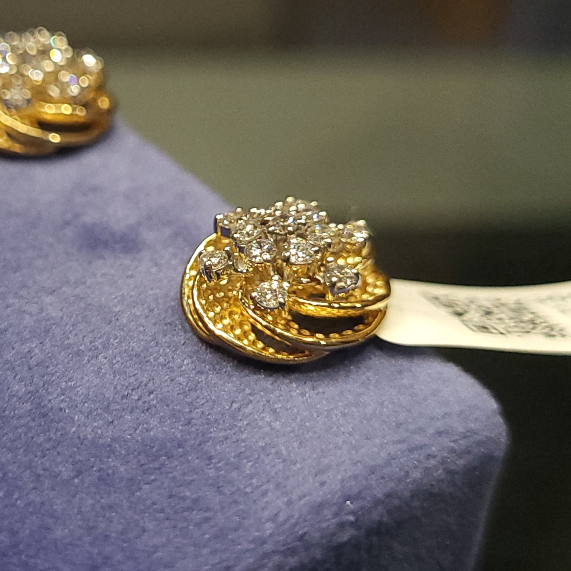 EARINGS -LADIES -YELLOWGOLD-(4)