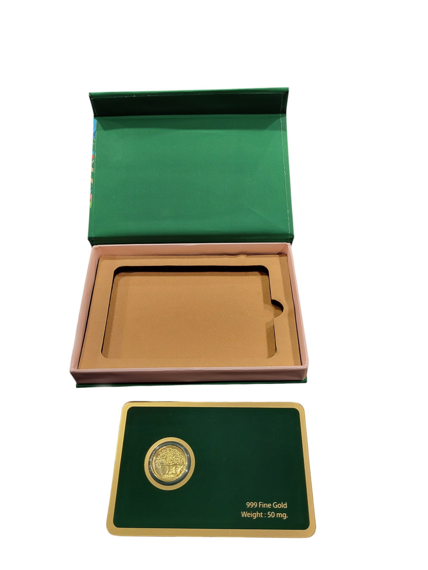 GOLD COIN PLAIN TREE - GREEN 50MG WITH BOX