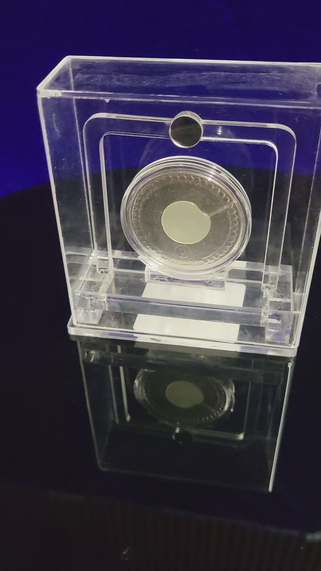 COLOUR COIN TROPHY SET IN ACRYLIC BOX HANUMAN